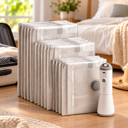 Compression Storage Vacuum Pump PRO Travel Set