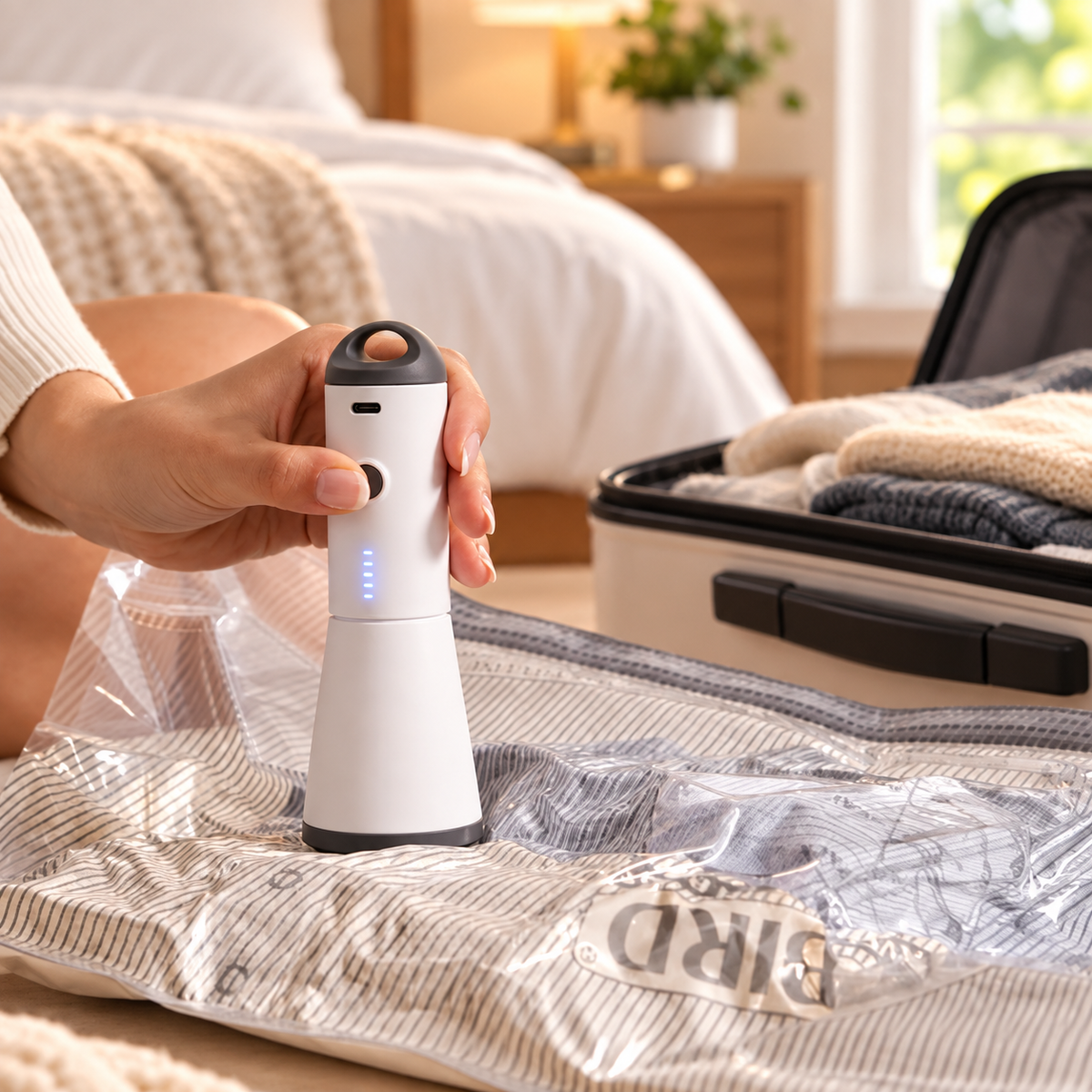 Compression Storage Vacuum Pump PRO Travel Set