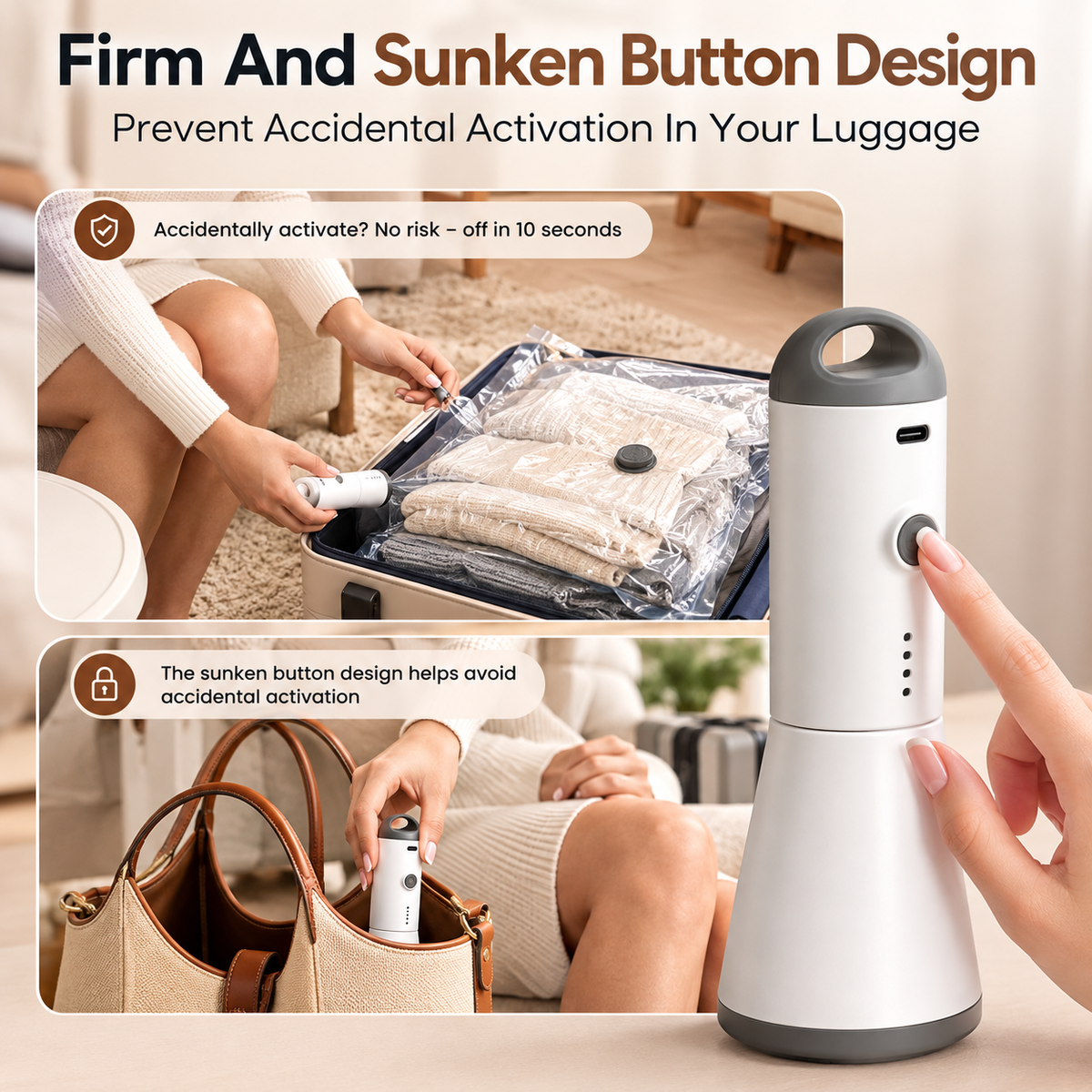 Compression Storage Vacuum Pump PRO Travel Set